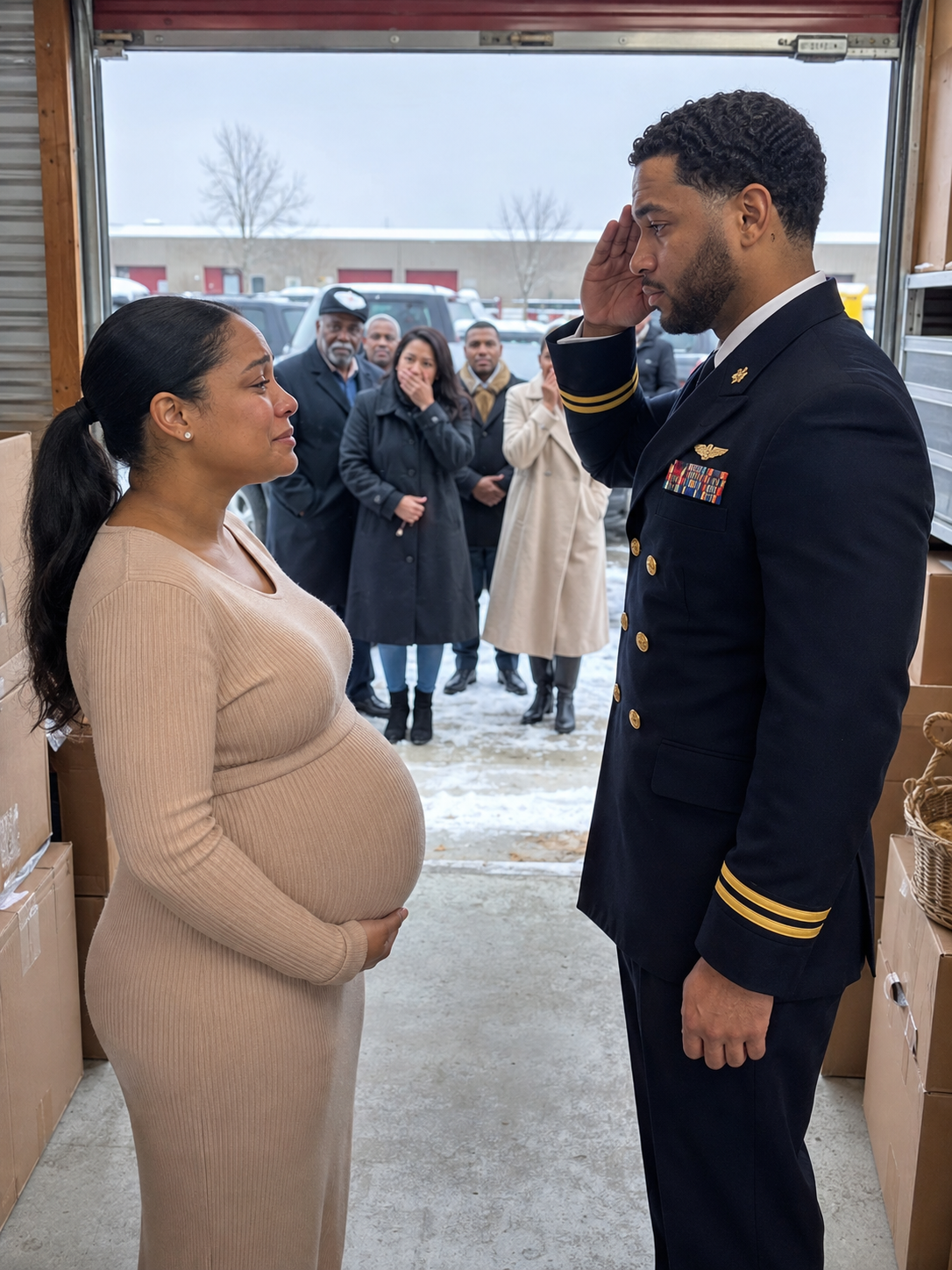 My Family Ordered Me Into the Freezing Garage After My Husband’s Funeral—Then Three Black Military SUVs Pulled Into the Driveway-0198t