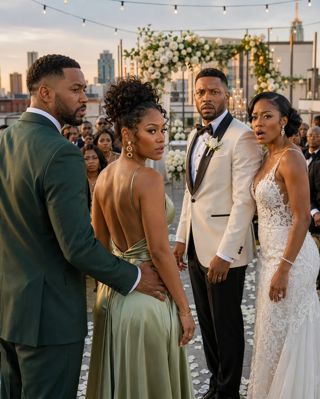 My Ex-Husband Invited Me to His Wedding Just to Watch Me Show Up Alone — So I Hired a Stranger to Be My Date. The Moment the Bride Saw Him, Her Face Went White.