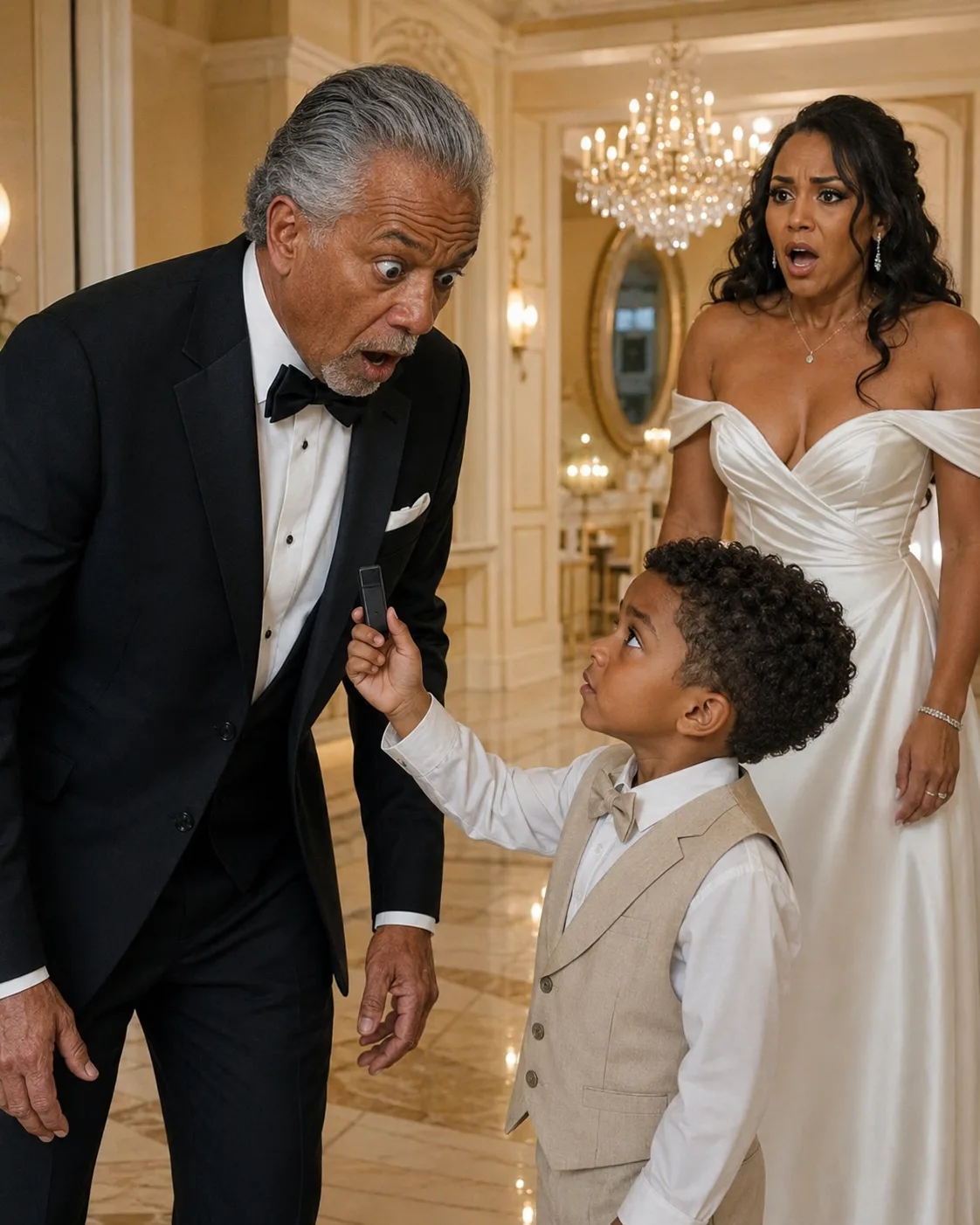 Ten Minutes Before My Wedding, My Grandson Whispered, “Grandpa, Don’t Marry Her”—Then He Put Something in My Hand-0198t
