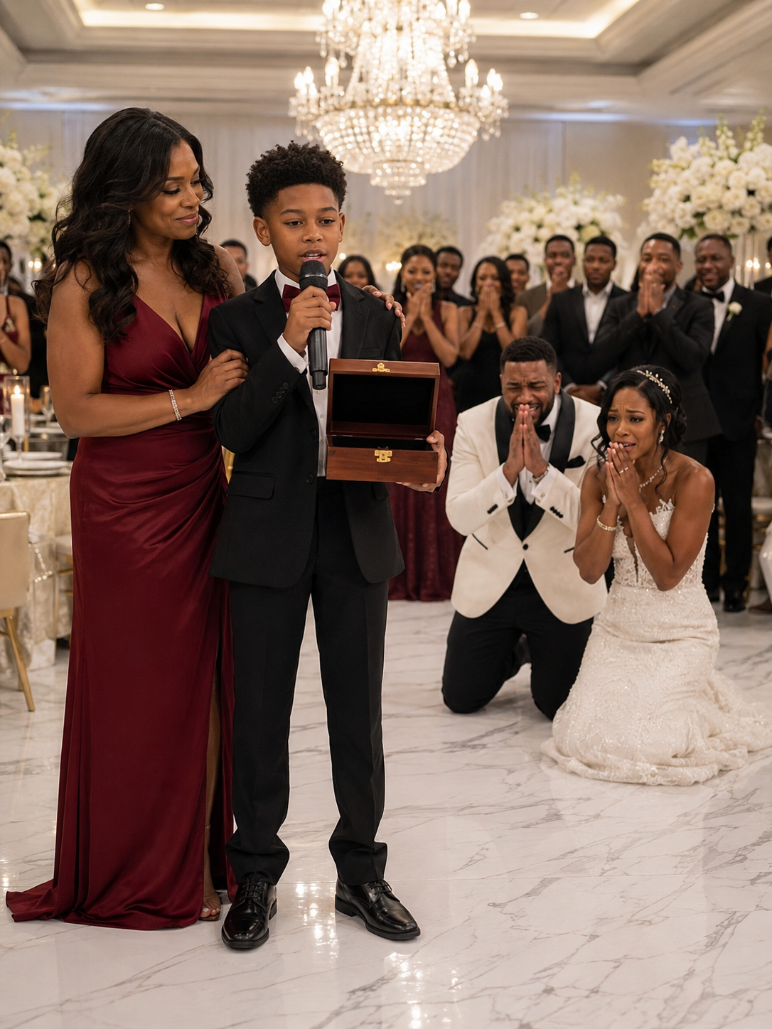 My Ex Mocked Me at His Wedding—Then Our 10-Year-Old Son Handed Him a Gift That Silenced the Entire Room-0198t