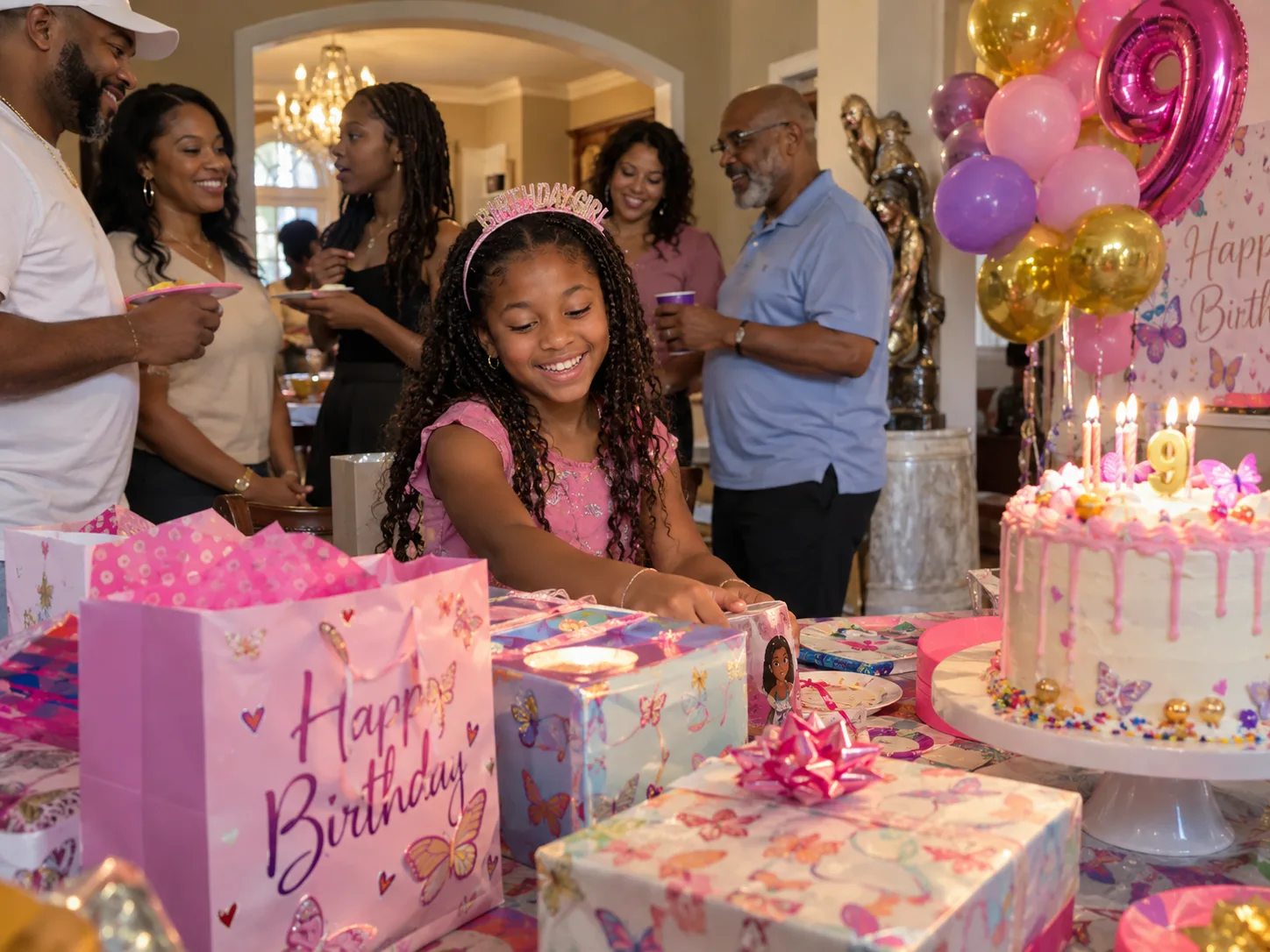 At my granddaughter's ninth birthday her father made her stand in front of twenty relatives and apologise for breaking a three-thousand-dollar sculpture. She kept saying four words. Then I saw the red light.