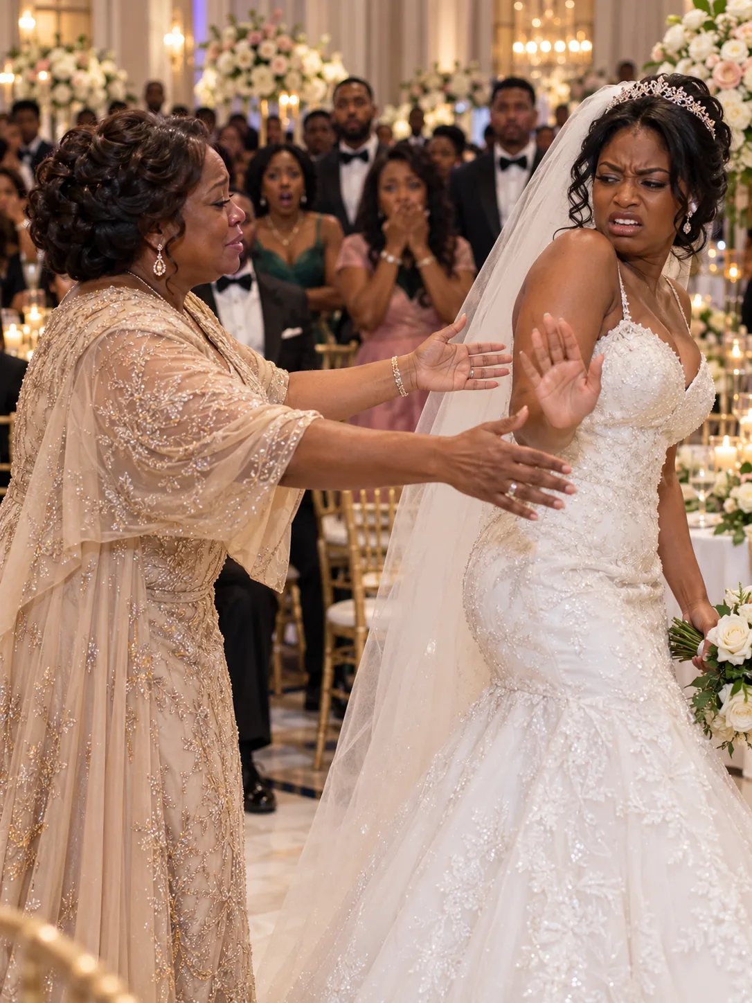 My bride recoiled from my mother's hug in front of 260 guests and said she smelled like manure. My mother apologised. And that was the smallest part of what that family had planned.