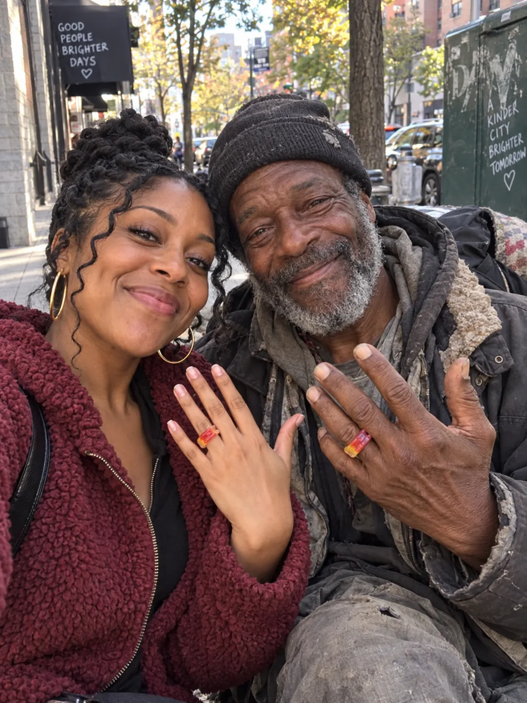 The homeless man outside the station held up a sign: "Marry me. I have one month left." I signed. Then a letter came the day after he passed, and the first line said he had never been homeless.