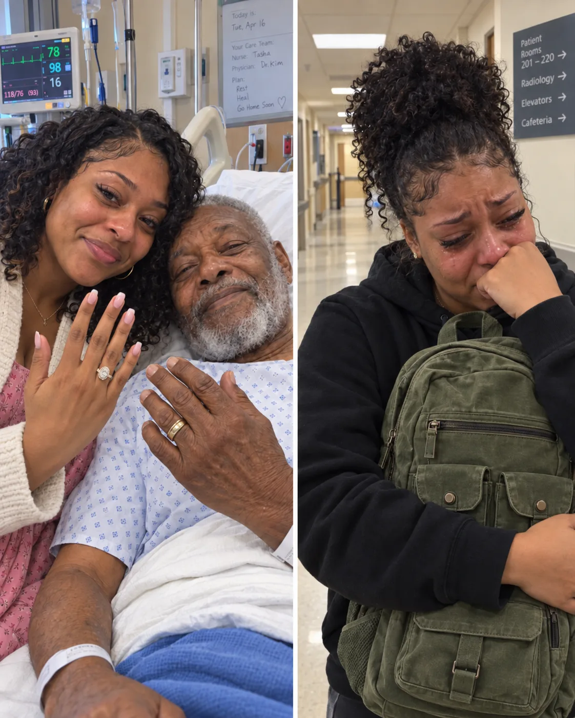 I married a stranger in a hospital room so he would not die alone, and seven days later his lawyer put a green backpack in my hands and told me my husband had not been who I thought he was. What was inside it had my mother's name on it.