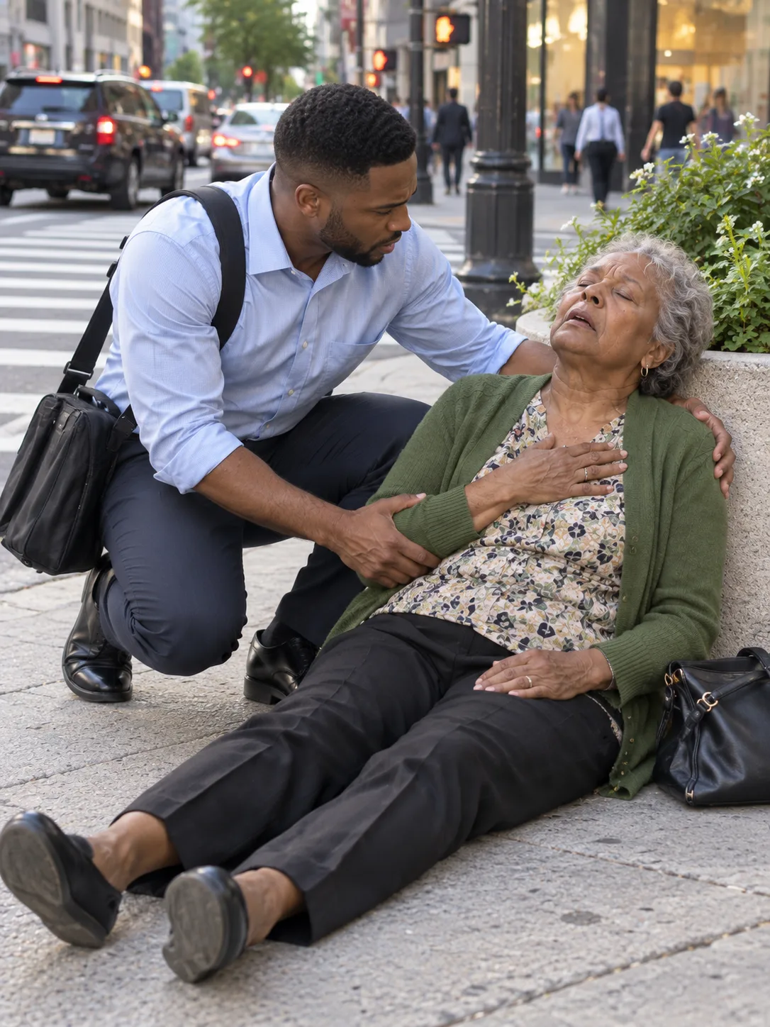 I stopped to help a woman who collapsed at the roadside and lost my job for being late. Then she came looking for me — and she wasn't there to say thank you.