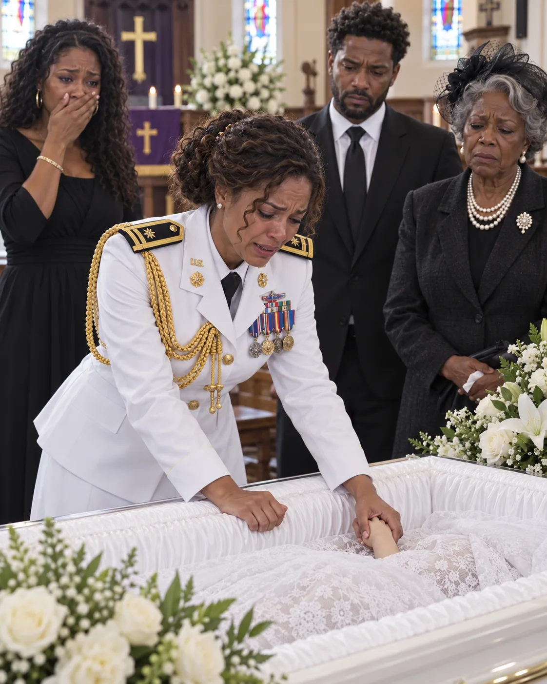 They told me my six-year-old had died in the night, refused to let me see her, and booked a cremation for the Thursday. At the funeral home I put my hand on the lid of that small white casket, and my ex-husband's mother took hold of my wrist in front of twenty-five people.