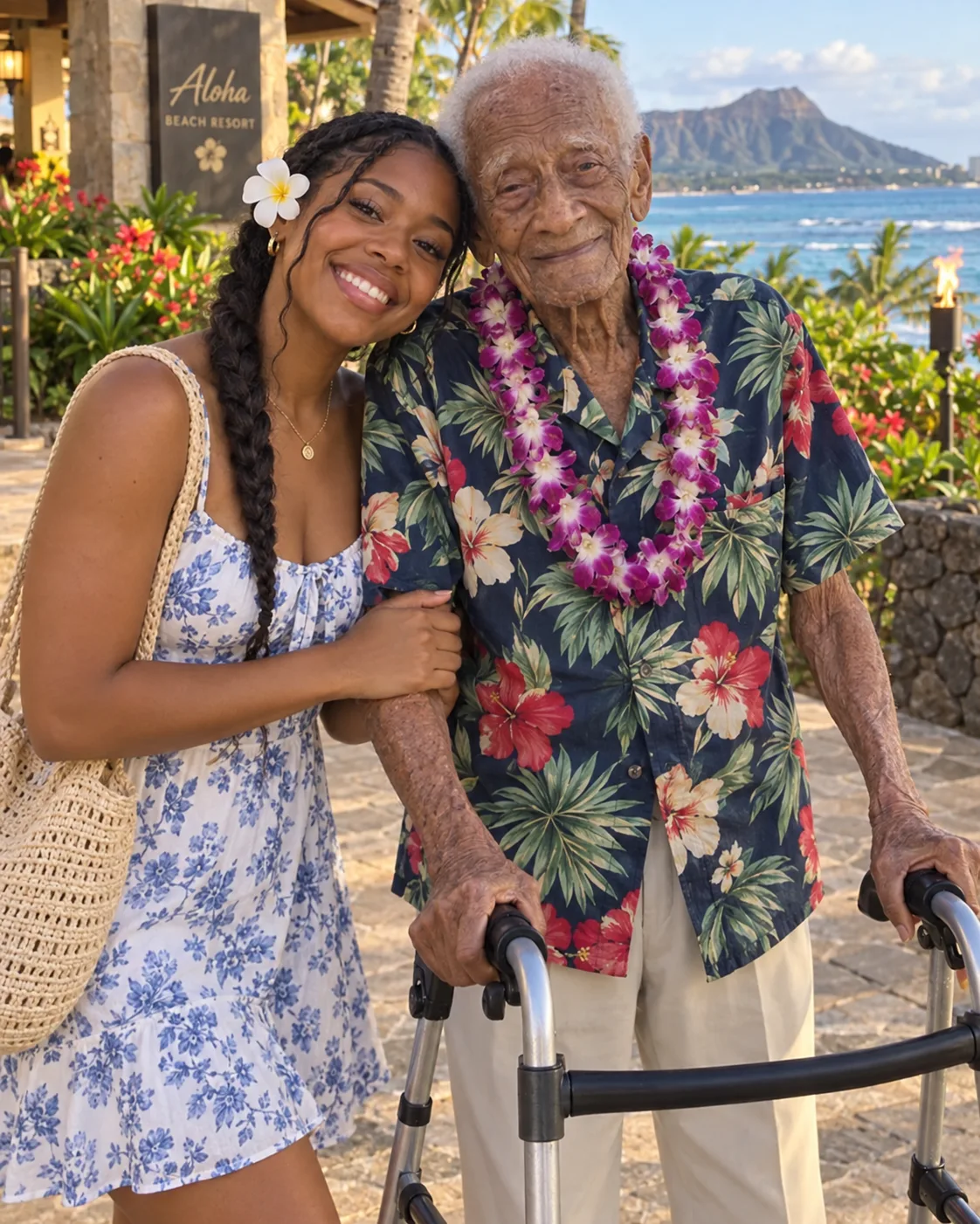 I saved up and took my hundred-and-one-year-old grandfather back to the island he left in 1943. On our last afternoon the hotel manager stopped me in the lobby and told me they had been looking for him for eighty years.