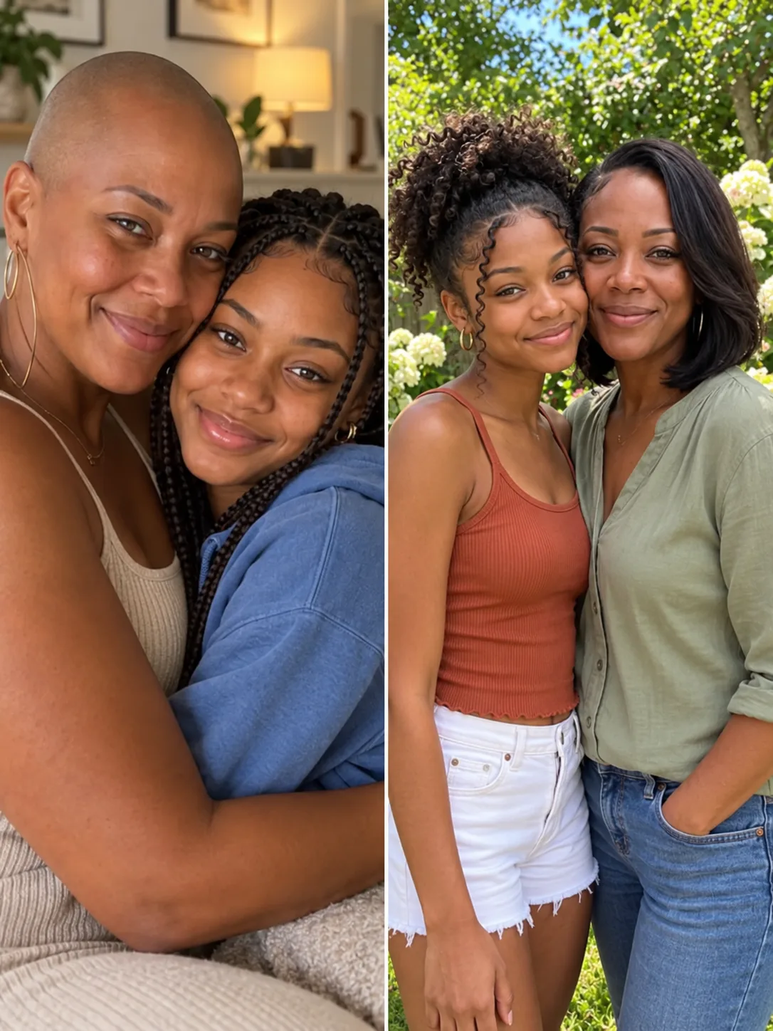 My fifteen-year-old cut off her own hair to have a wig made for me. The next morning her teacher rang me with a shaking voice and told me officers were at the school looking for her.