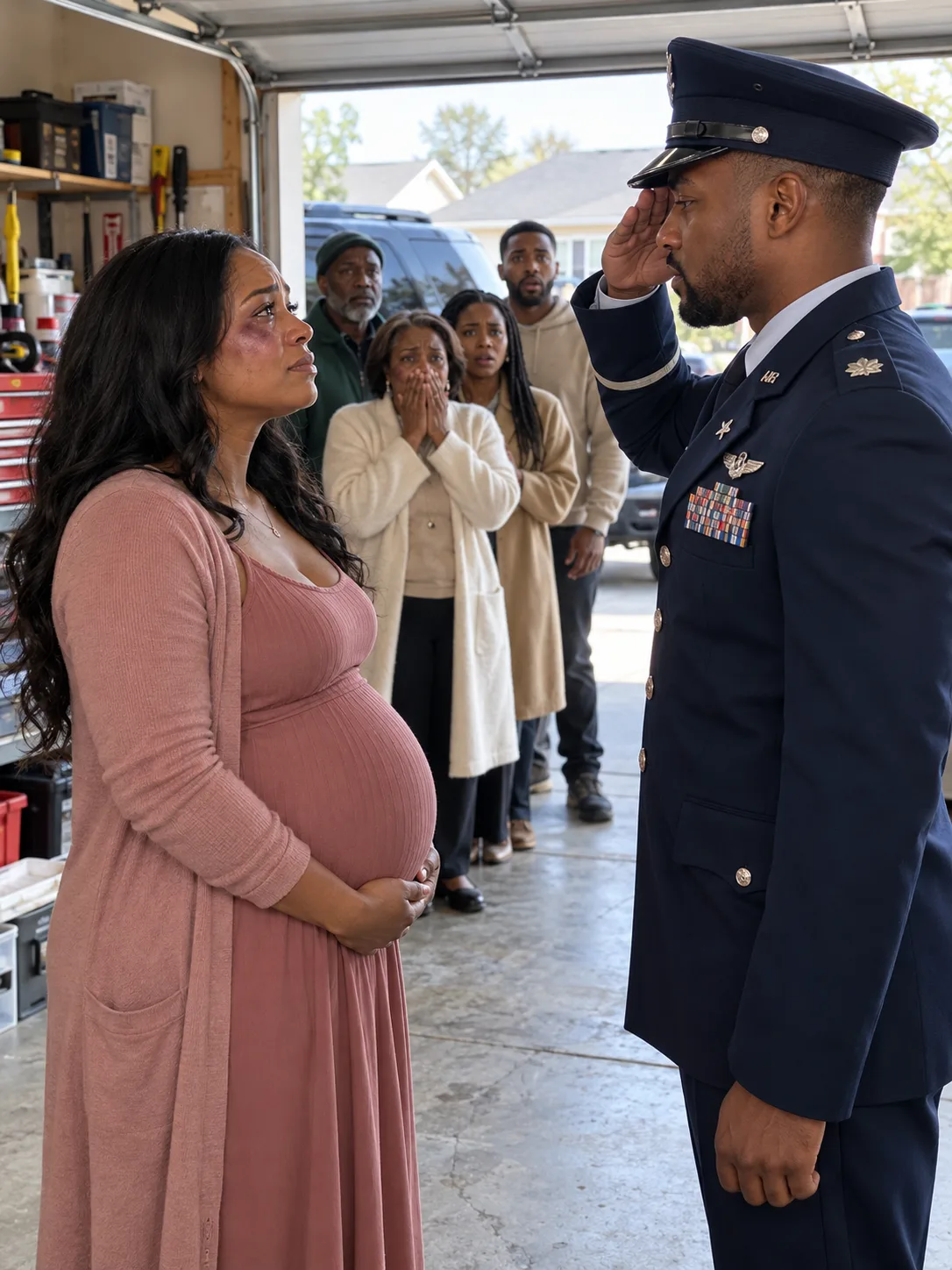 Hours after my husband's military funeral, my own family looked at my pregnant belly and decided I didn't deserve a warm room. They sent me to sleep in the freezing garage so my sister's wealthy husband could have my bedroom.