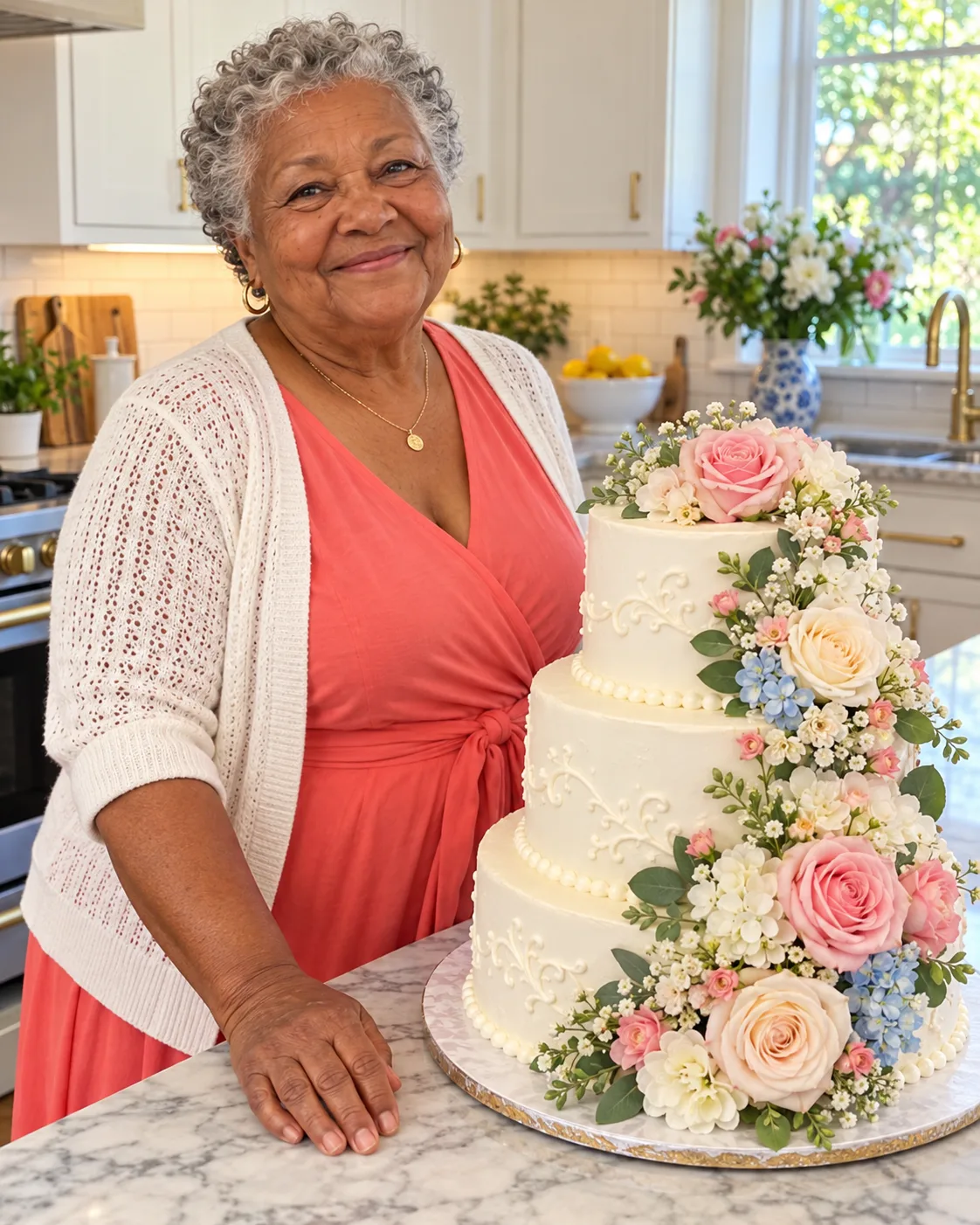 My brother's fiancée asked my grandmother to make her a huge wedding cake, then refused to pay for it — so I prepared a wedding gift she would never forget.