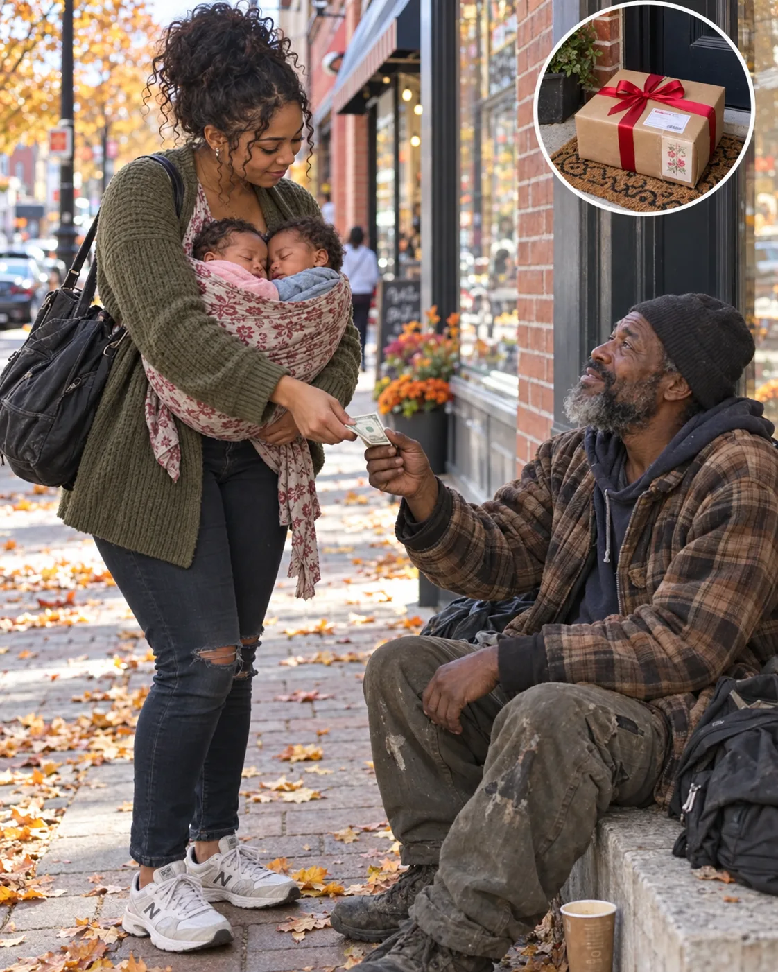 I gave my last $10 to a homeless man in 1998. Decades later, a lawyer walked into my office carrying a box — and the moment I opened it, I broke down in tears.
