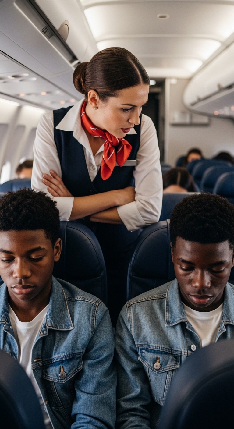 Flight Attendant Tortured Black Twins Until They Passed Out, Crew Freezes When Their CEO Dad Arrives. - Family Stories