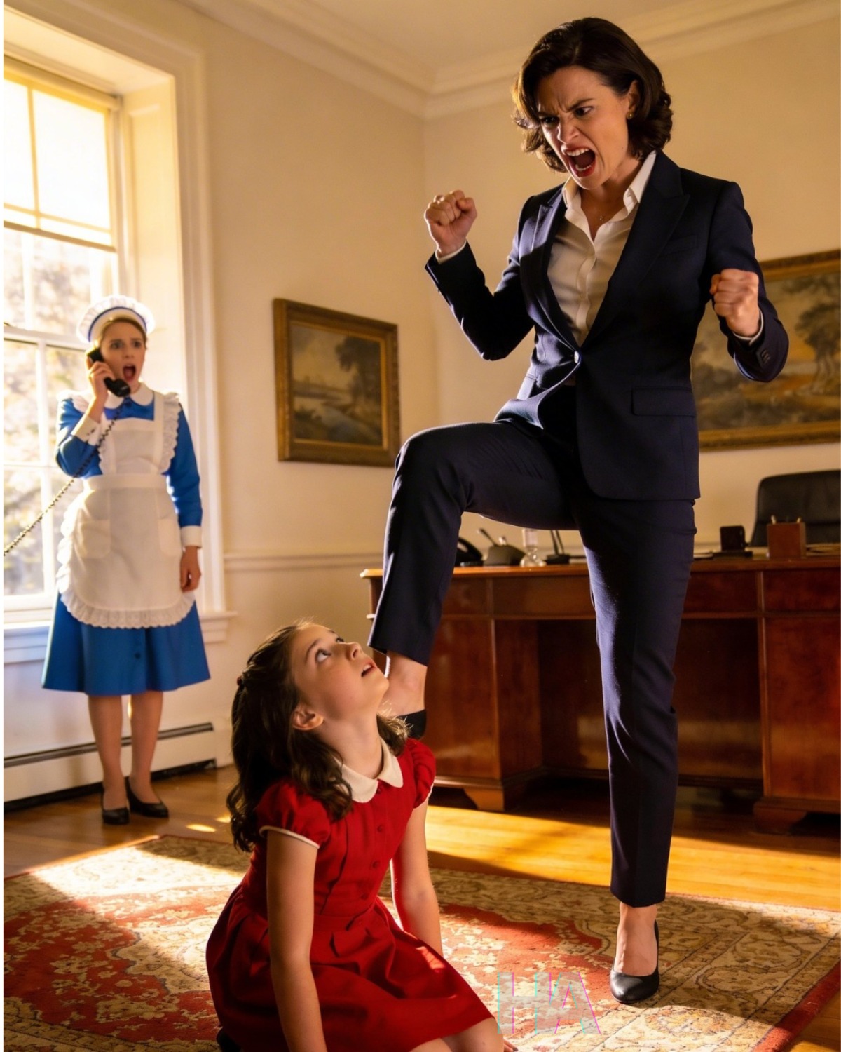 The Housekeeper Called in Panic: “Come Home Now, Sir... She’s Going to Destroy the House,” But When You Walked Into the Living Room, You Realized She Wanted Much More Than Your Money - News