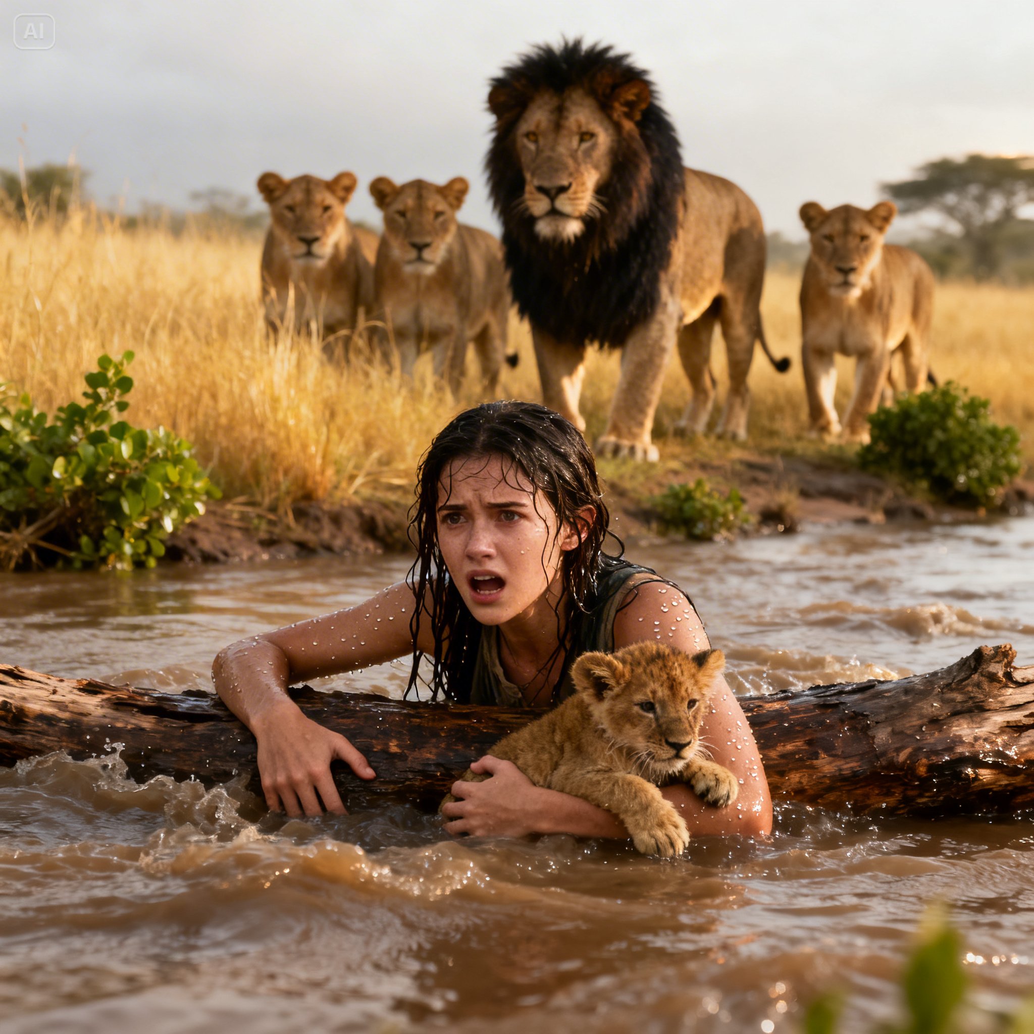 She Saved a Lion Cub and Ended Up SURROUNDED by the Pride... Spotlight8