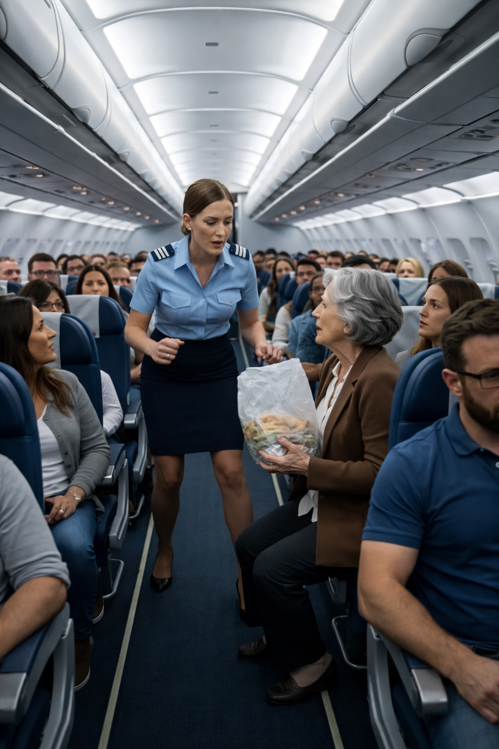 Flight Attendant Humiliates Hungry Child Midair—Then Grandma Exposes Secret That Stuns Entire Plan