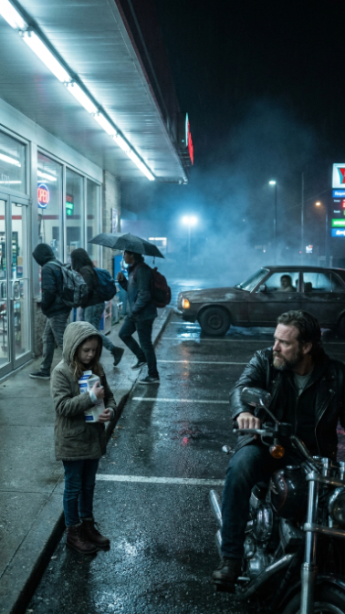 The Biker, the Little Girl, and the Silent Car: A Story That Shook a Stranger to His Core