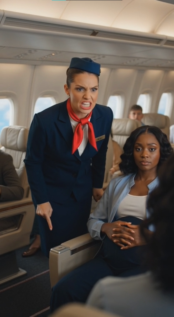 Flight Attendant Slaps Pregnant Black Woman — 5 Minutes Later, She Realizes It’s The CEO’s Wife