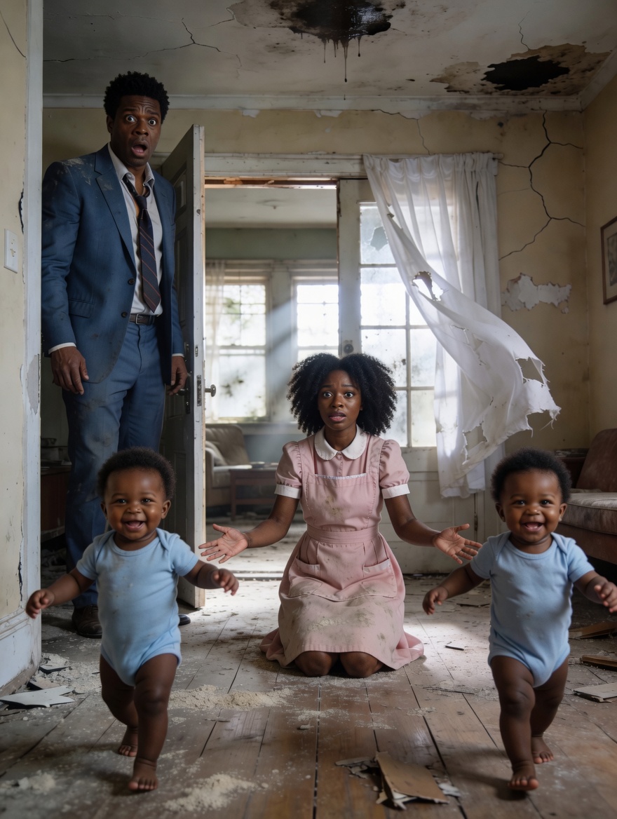A Millionaire Rushed to His Abandoned House After a Security Alert — What He Found the Nanny Doing With His Twins Changed Everything