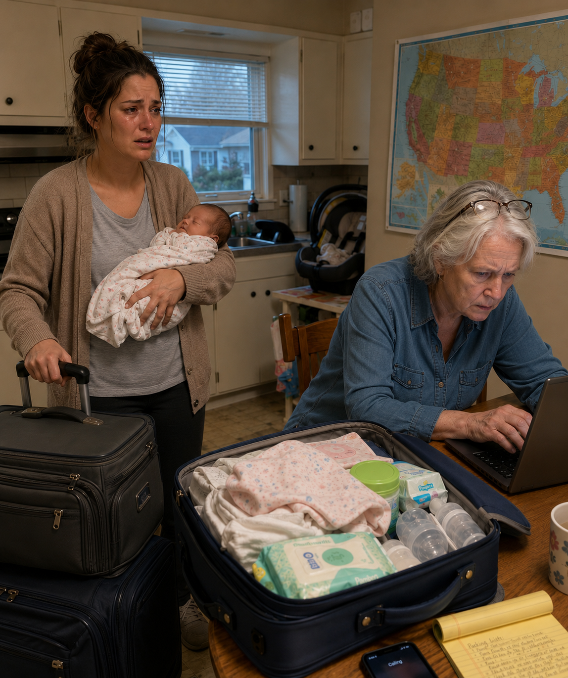 Moral 4:30 a.m.—My husband finally came home. I was alone, holding our two-month-old baby while cooking for his entire family. “Divorce,” he said. I didn’t cry or argue—I just held my child tighter, packed a suitcase, and walked out. They had no idea what was about to happen next.