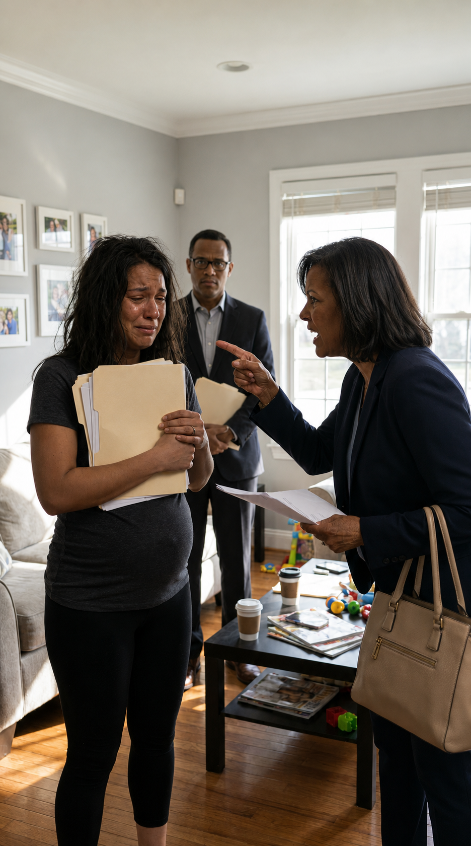 My husband d:ied on a job site. My mother-in-law moved into my house and handed me a clinic card. She forged paperwork to take everything, then told me to get rid of my baby. But my attorney told her, “She owns all of it. Get out now.”