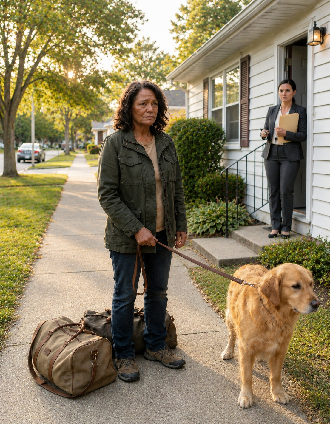 She put everything in her name and told me the house was no longer mine. Then she threw me out with my dog and two bags like I meant nothing.