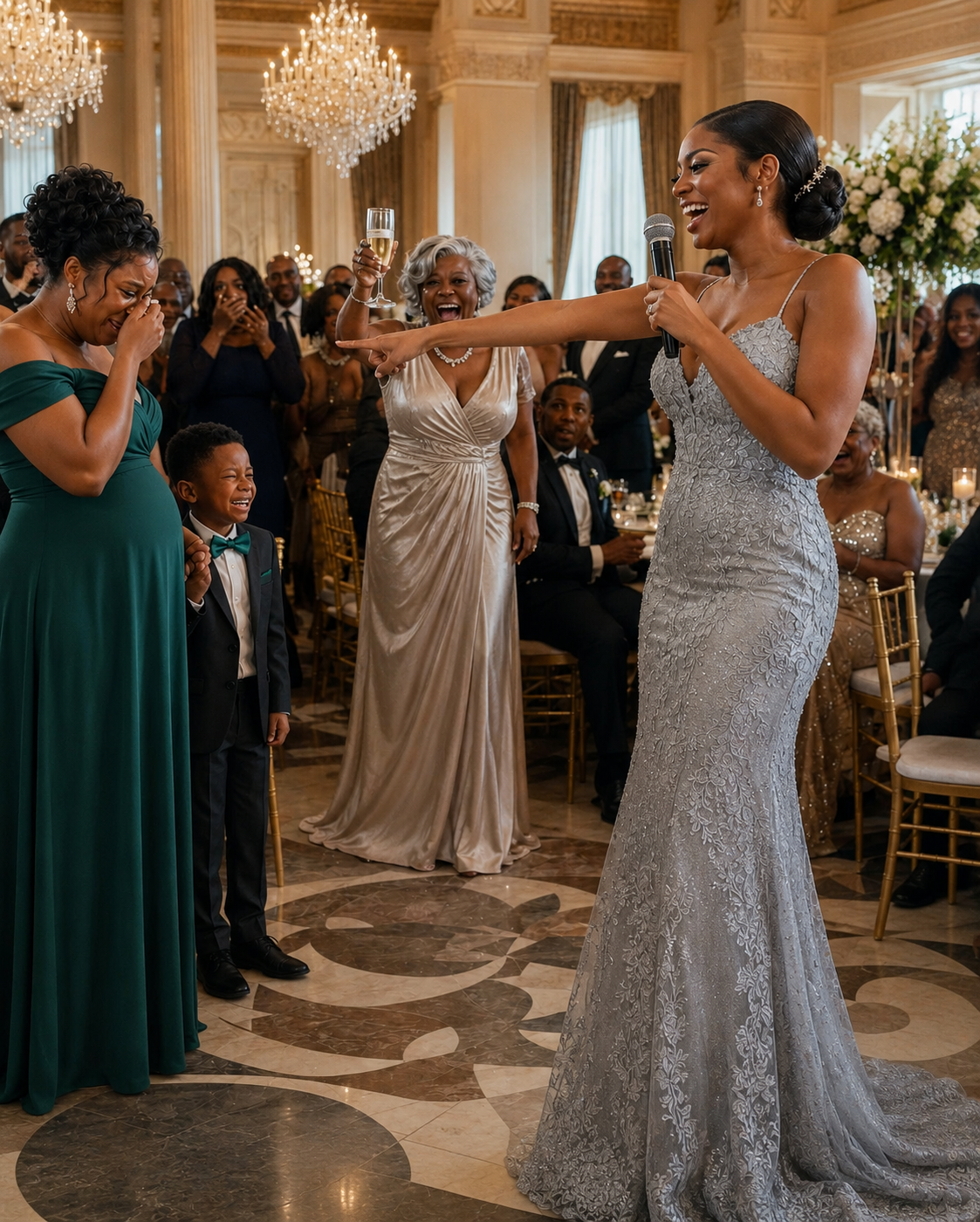 My Sister Called Me “The Single Mom Nobody Wanted” at Her Wedding—Then the Groom Took the Mic and Canceled Everything in Front of 200 Guests