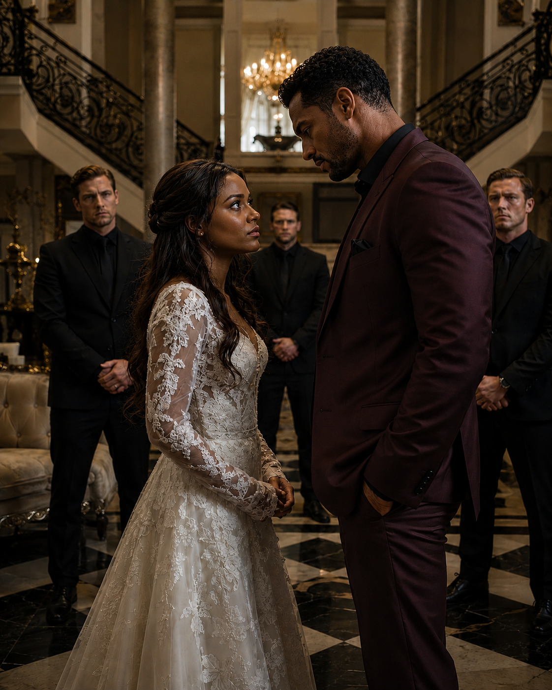 FULL STORY She Was Given to the Cruel Mafia Boss as a Virgin Wife… He Became Obsessed Instead The wedding dress hung on my bedroom door like a sentence. 009