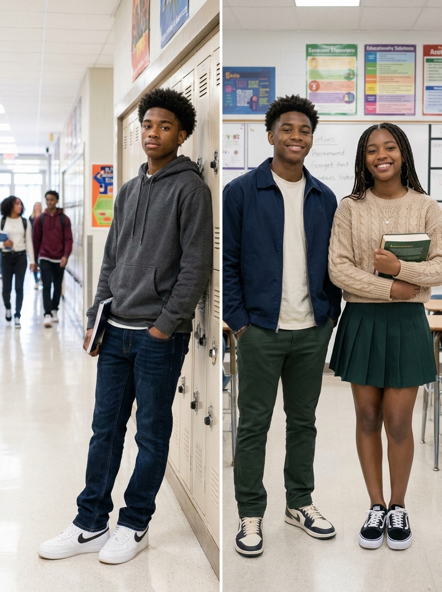 Principal Calls Mother to School After Discovering Daughter Secretly Purchased New Sneakers for a Classmate in Need