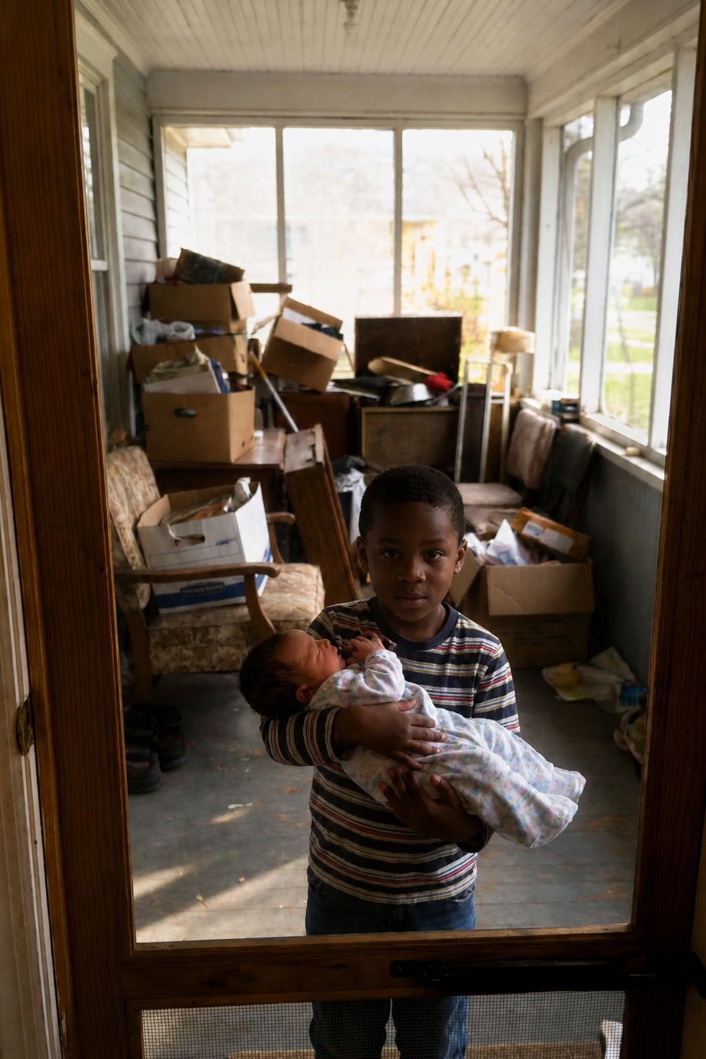 My Daughter Walked In Holding a Newborn — Then She Pointed at My Husband