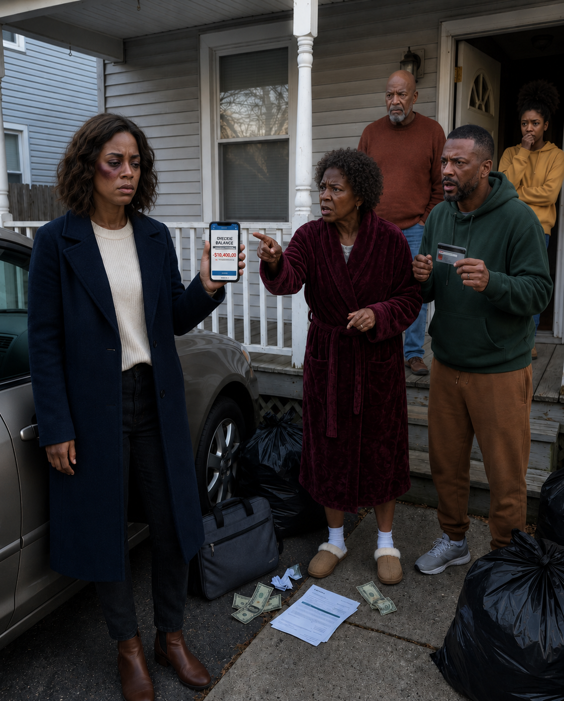 Mom screamed, “If you don’t like living with family, you can leave.” I paid $10,400 in monthly bills while they lived rent-free in my house for 11 months. I cooked, cleaned, even gave up my office, but when I asked for space, she said, “We’re your family, act like it.” That night, I slept in the car. At dawn, I made a single transfer, and their faces went pale.