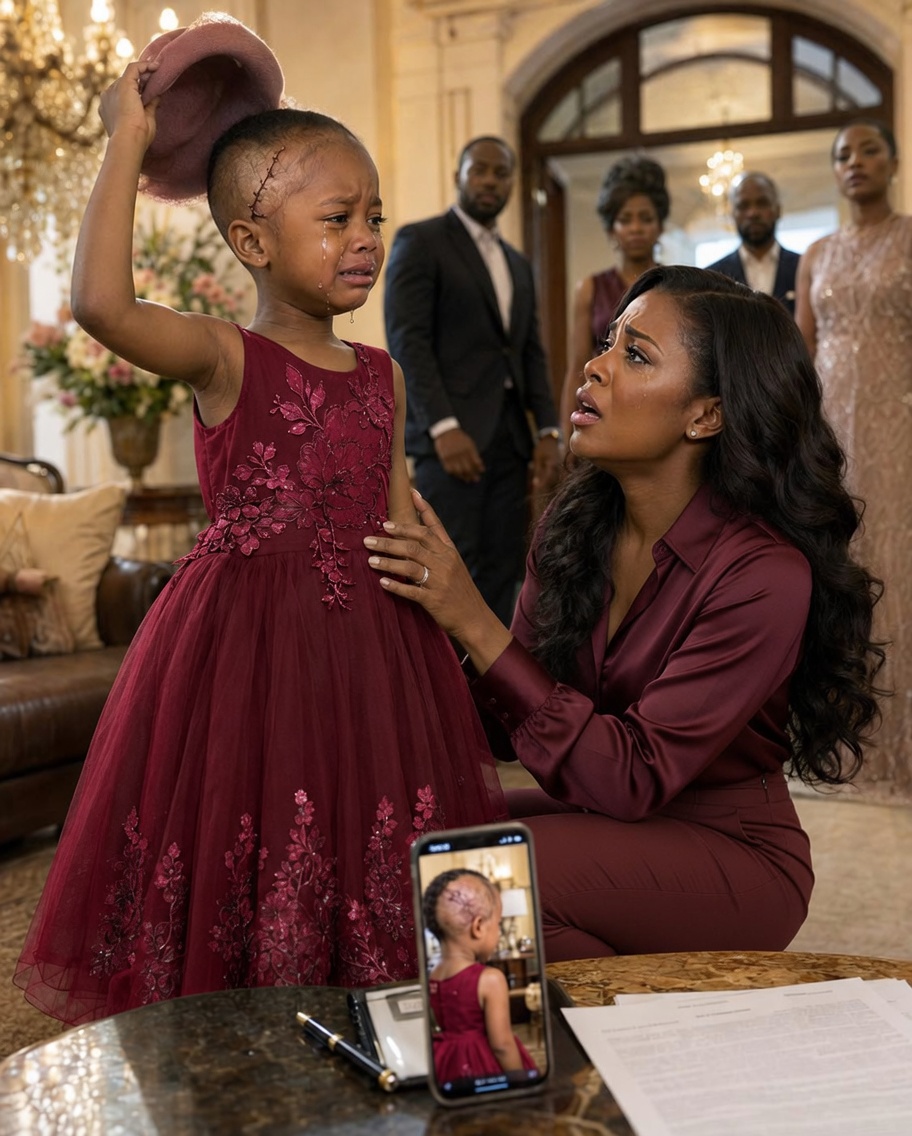 My 6-Year-Old Lifted Her Pink Hat After A “Cousin Spa Day”—Her Princess Braid Was Gone, Blood Was Dried Near Her Ear, and the Hidden Livestream, Pediatric Report, and My Sister-in-Law’s Jealous Lie…