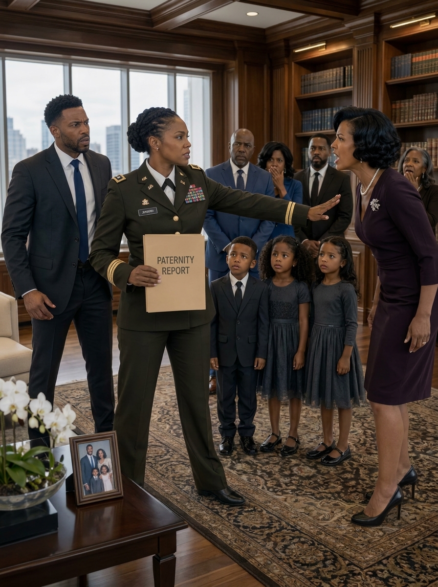 I walked into my ex-husband’s family funeral with five children beside me, and the whispers started before we even reached the grave. But the moment he looked at them and saw his own face reflected in all five, the woman who helped destroy my marriage turned pale enough that I knew the past was about to come crashing down in front of everyone…