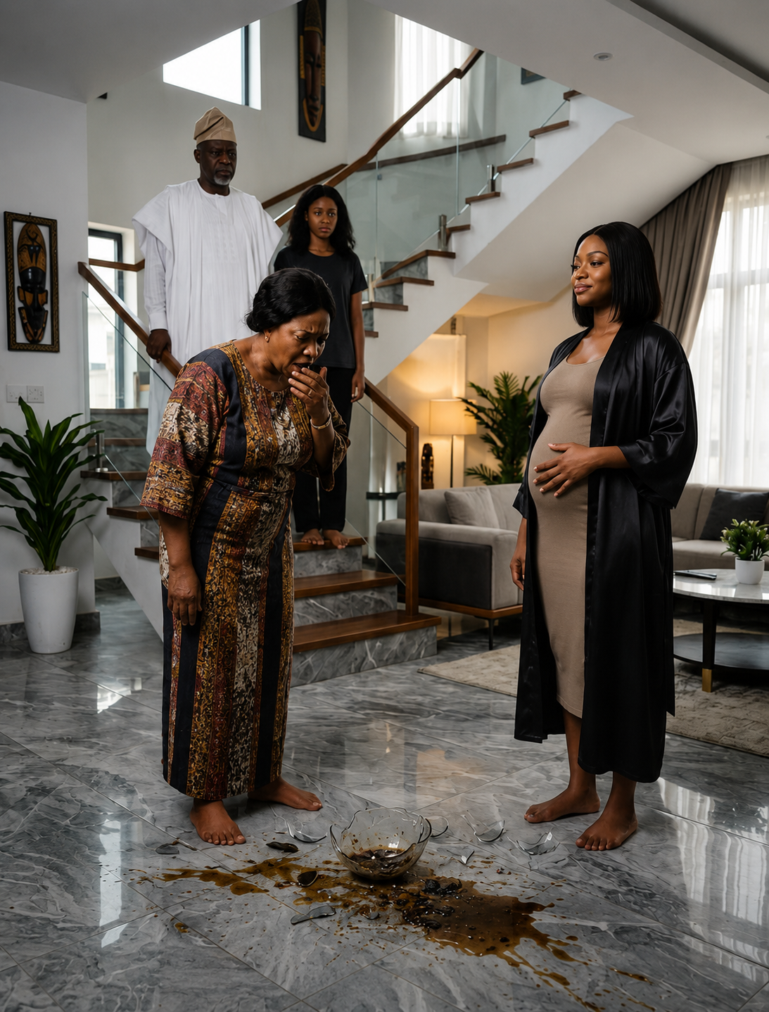 "I am pregnant for your father, and he says the house in Lekki now belongs to me."