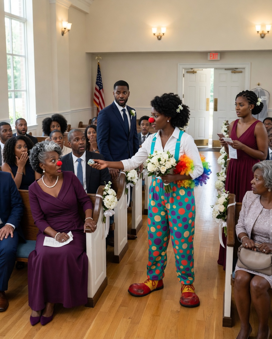 She Wore The Clown Suit Her Mother-In-Law Planted For Her Wedding-thuyhien