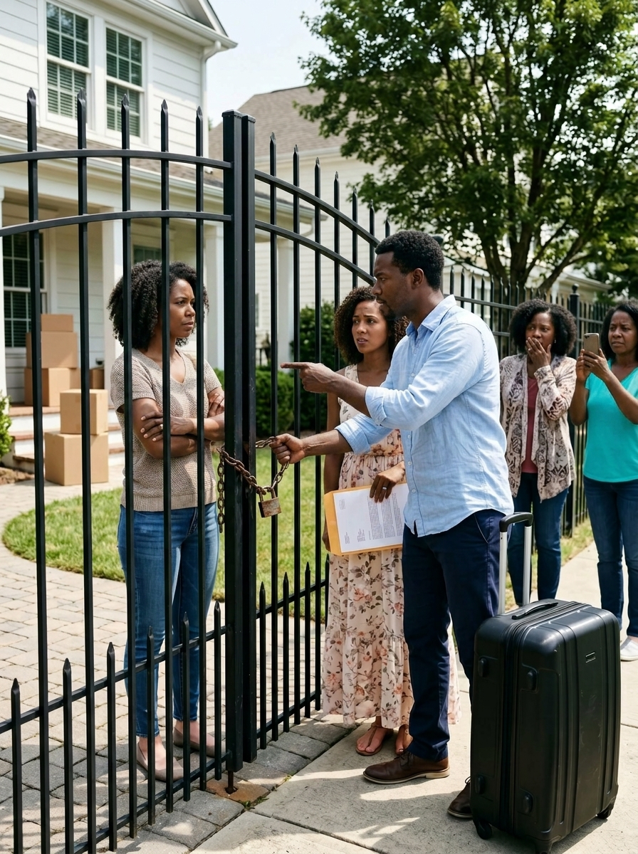 My Husband Married Another Woman and Then Tried to Come Back as if He Owned My House. His Mother Screamed, His Sister Recorded Everything, But One Question from the New Wife Left Him Speechless