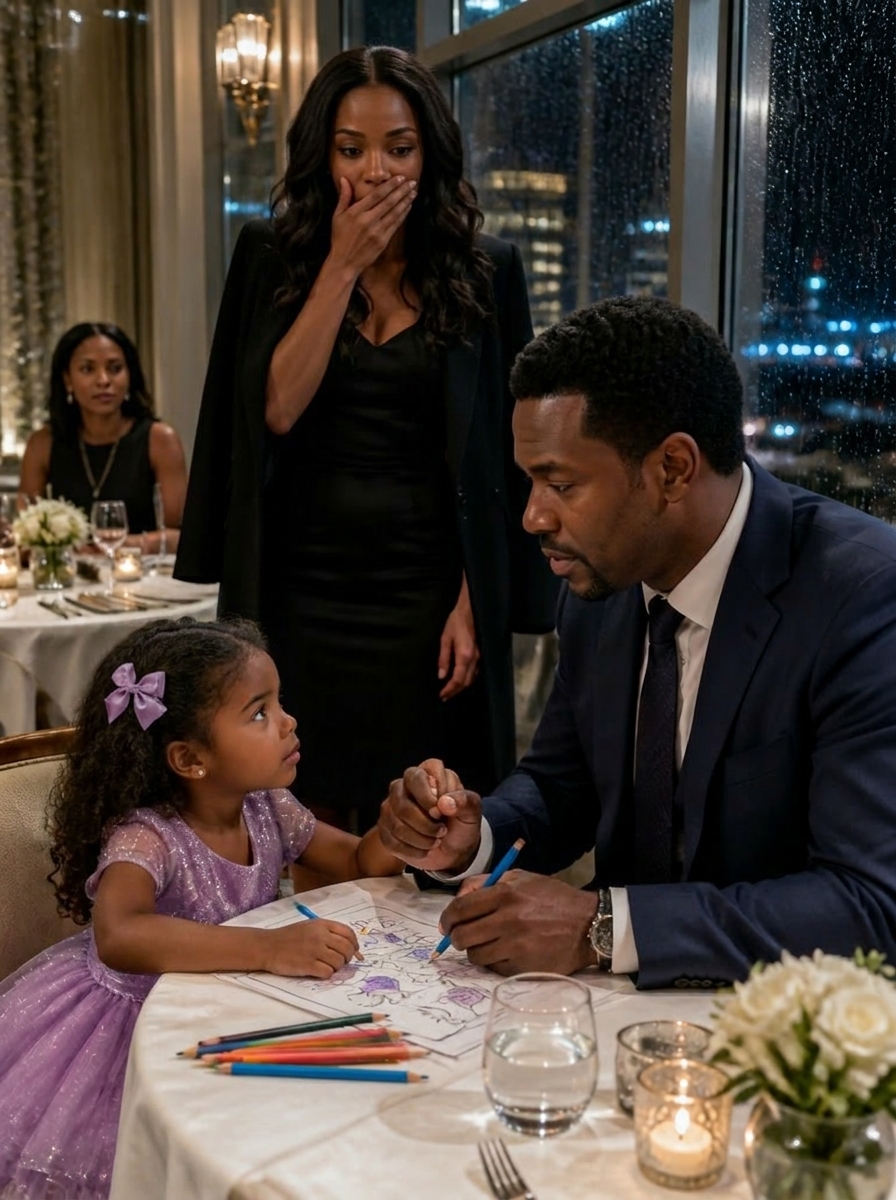 I Took My Daughter Into a Fancy Restaurant to Escape the Rain… Then She Sat With the Man I Thought Had Abandoned Us
