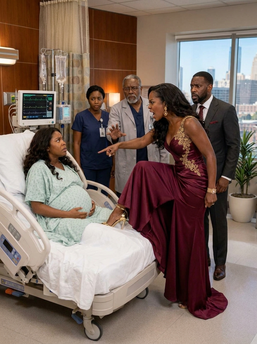 The Mistress Kicked His Pregnant Wife in a Hospital Hallway, but the Billionaire Froze When the Director Said, “Touch My Niece Again.” – News
