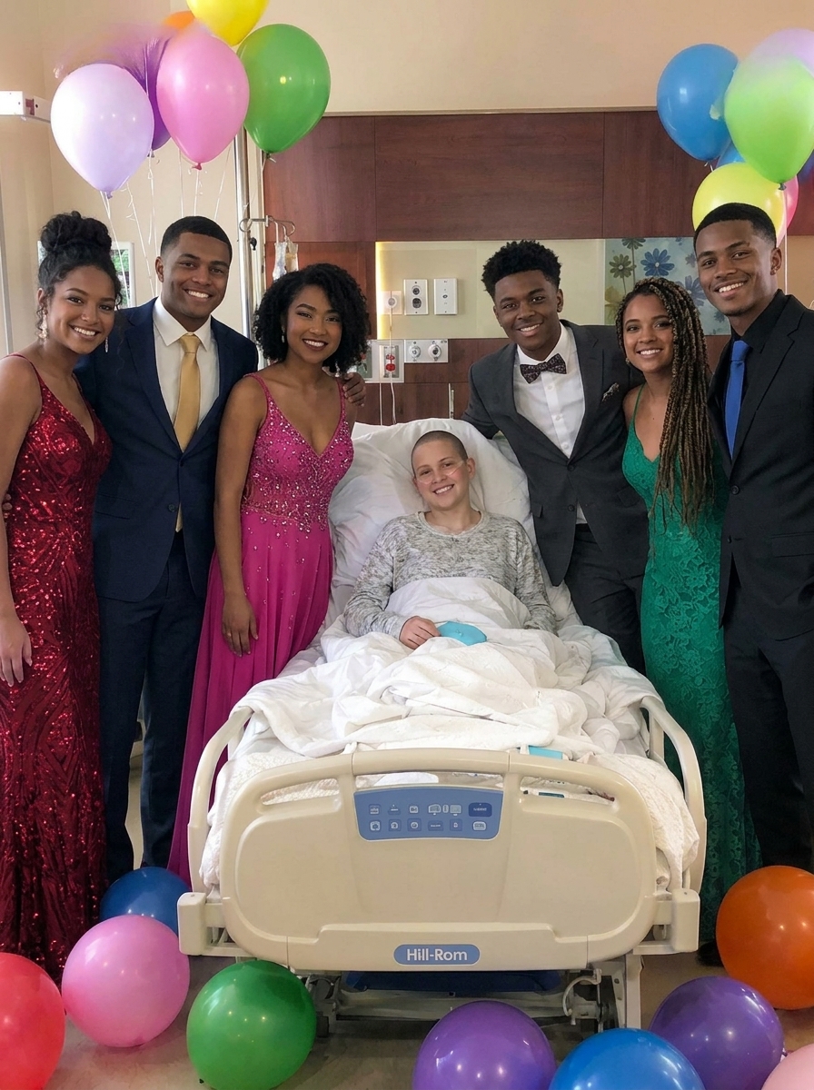 My Daughter’s Classmates Held Prom in Her Hospital Room Because She Couldn’t Attend Due to Her Illness – Then One of Them Handed Me an Envelope and Said, ‘Here’s the Real Reason We’re Here’