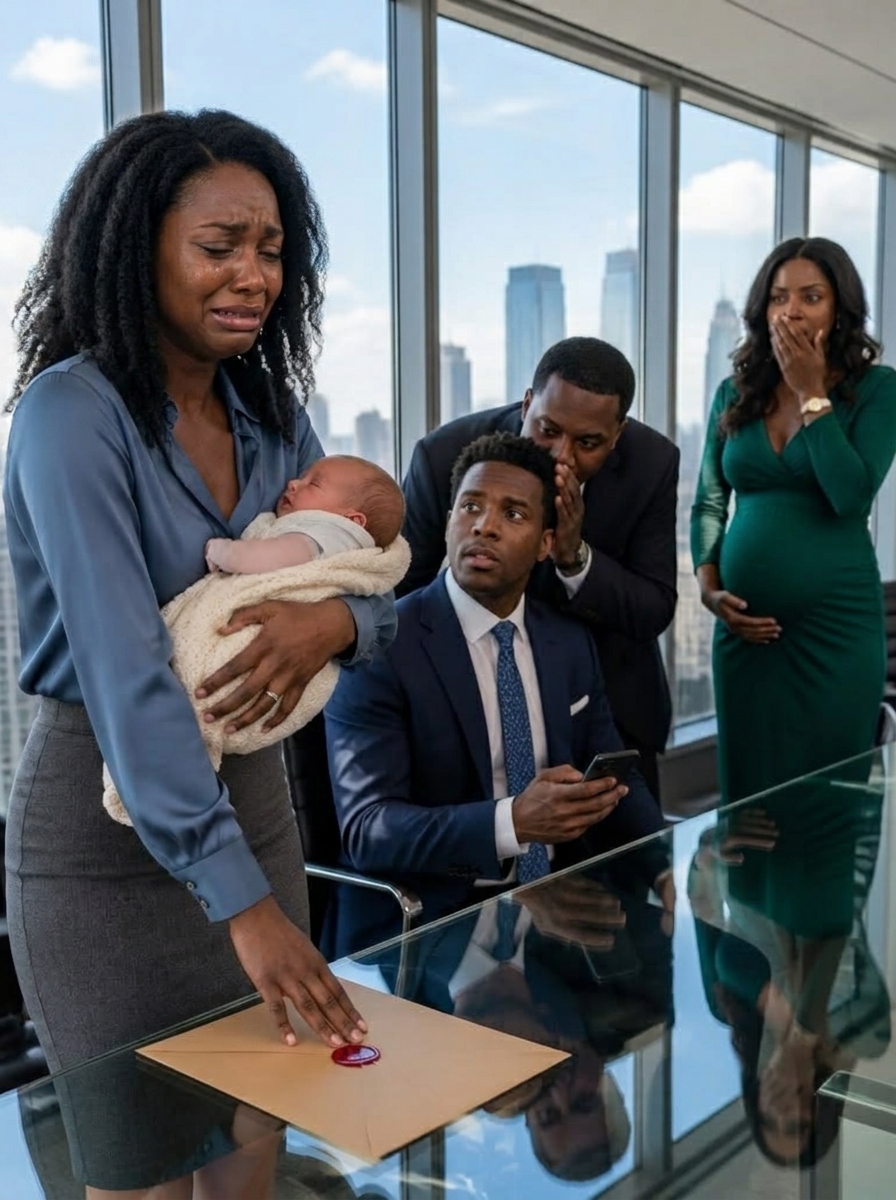 I walked into my divorce hearing with my 12-day-old daughter in my arms and came face-to-face with my husband’s mistress. Then he looked at me and whispered, “That house was never yours.” I thought I already knew every lie he had told me—until a hidden recording, a mysterious USB drive, and one chilling secret about my baby uncovered a truth that changed everything…