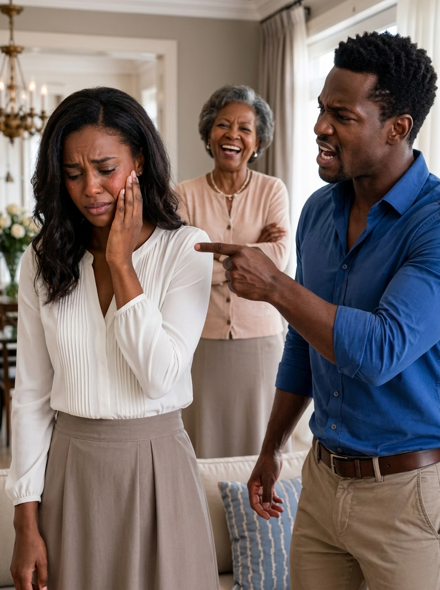 I argued with my mil...My husband ran over to me, sla:pped me, and shouted, "Get out of here!" But what they didn't know was that the $10,000