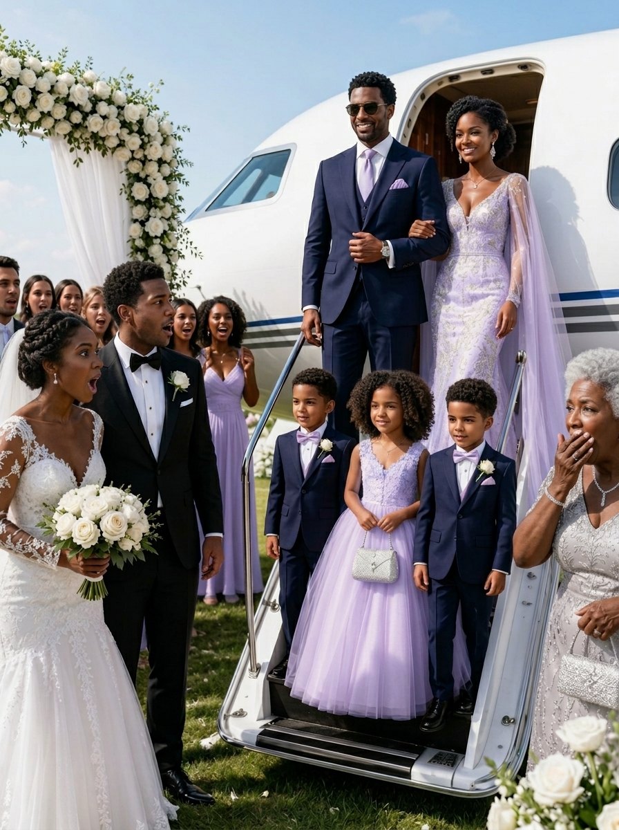 After 11 Years Of Being Bl3med For Infertility, My Husband Left Me For A Younger Woman And Me Out—But Three Children Arrived At His Wedding And Turned His Perfect Day Into Public Exposure.