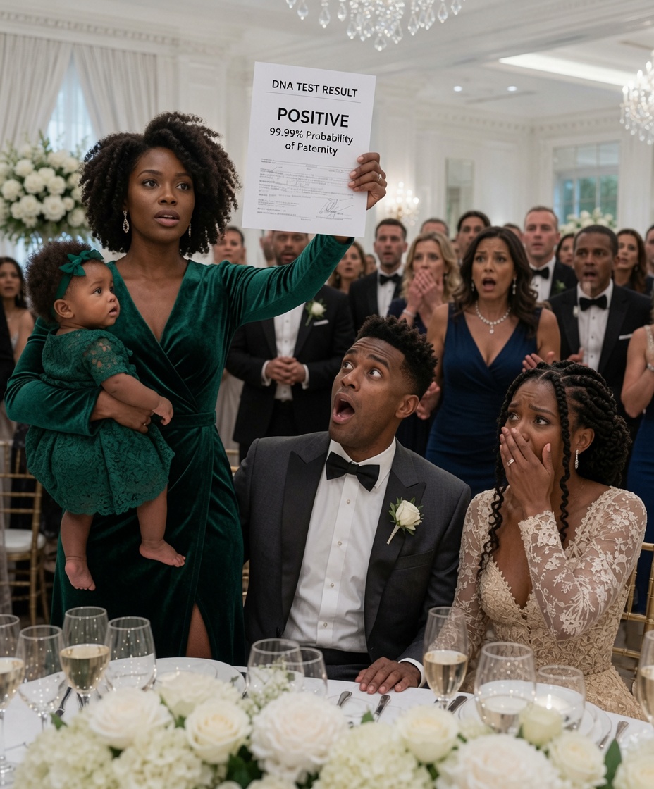 Eight months after our divorce, my ex invited me to his wedding to m0ck me for being childless—what happened when i walked in holding a newborn left the entire room speechless
