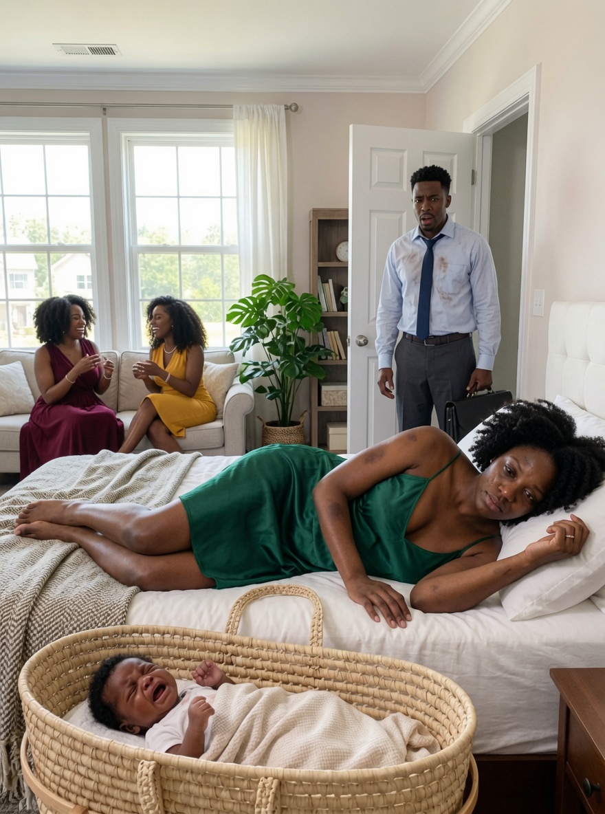 I Returned from a Business Trip to Find My Wife and Newborn Fighting for Their Lives While My Mother Called Her “Lazy” — But a Hospital Doctor Noticed Bruises on Her Wrists and Demanded the Police Be Called “If taking care of a baby is so difficult for you, maybe you never should have become a mother.”
