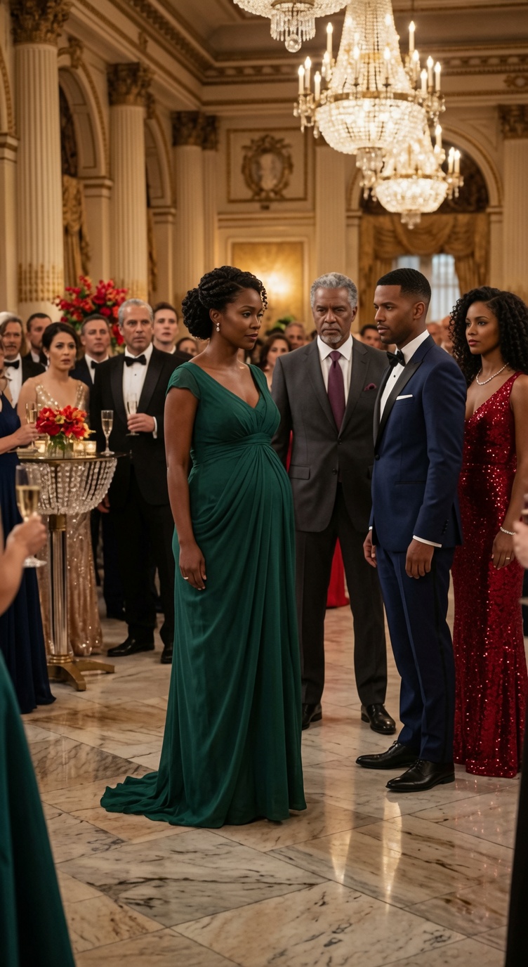 “You Lied To Me,” I Whispered At The Gala — I Was Four Months Pregnant While His Mistress Was Wearing The Diamond Necklace He Promised Me… When I Confronted Him, His Temper Suddenly Snapped… Then My Father Walked Into The Ballroom, And What Happened Next Left The Entire Room Silent