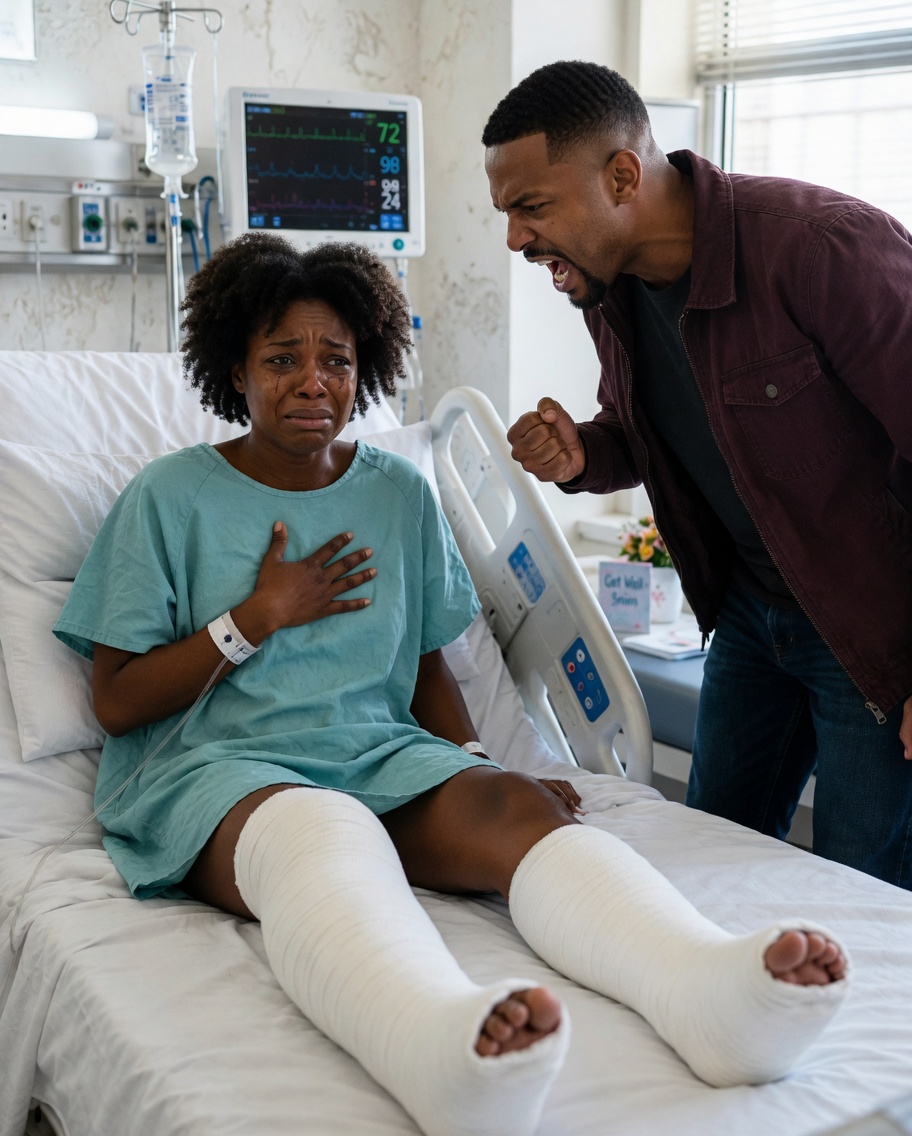 After a severe car accident, I was rushed to the hospital. My husband barged into the room, raging. “Enough with the theatrics!” he shouted