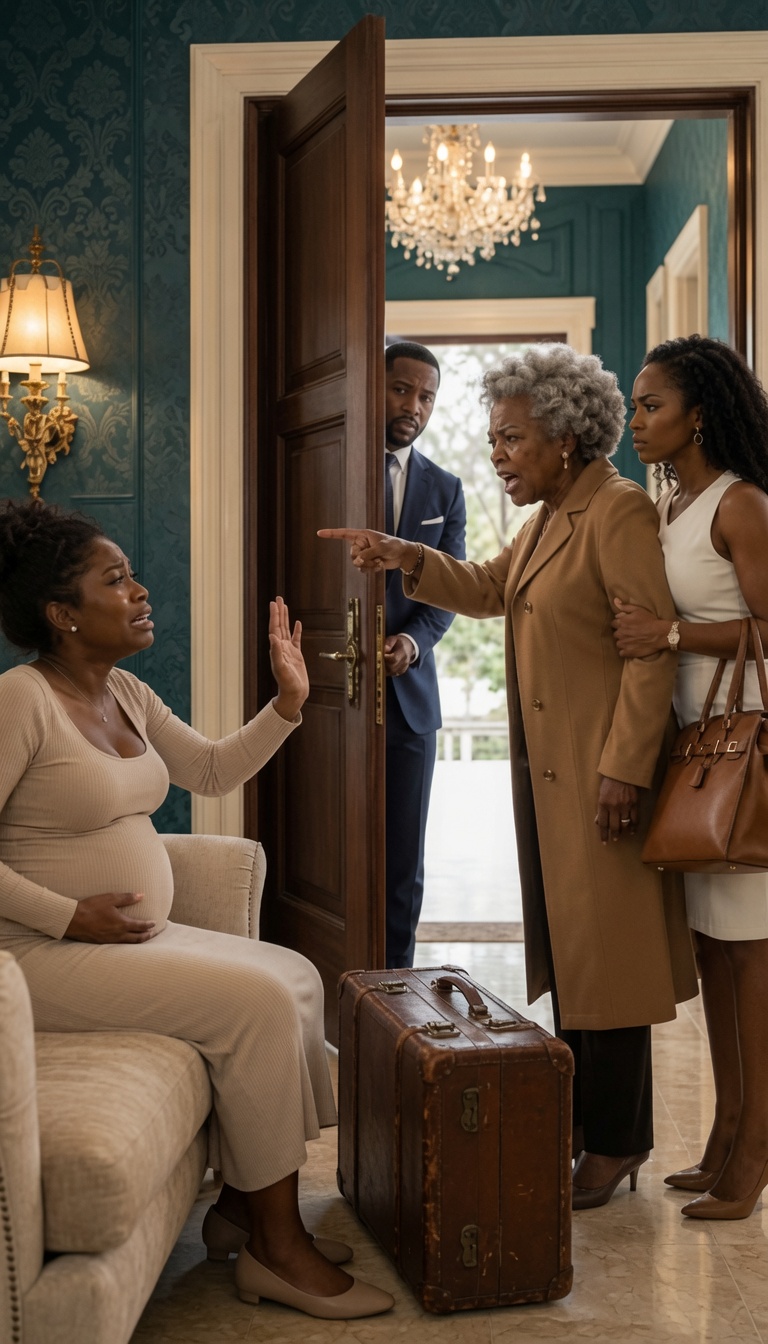 Although I was suffering from labor pains, my mother-in-law and my husband’s entire family closed the door and went on a trip… when they returned the next day and didn’t find me, they were distraught to see a sign that said: “house sold”.