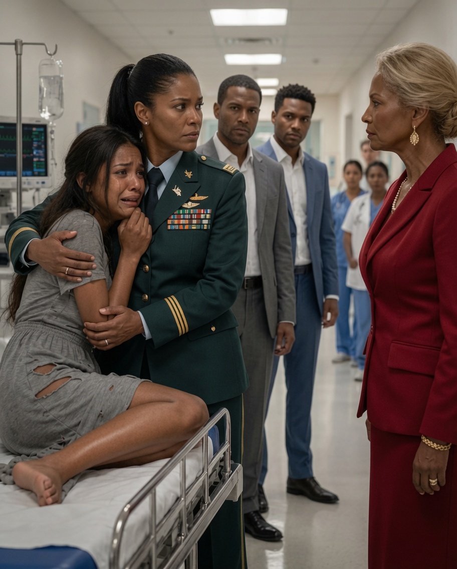 Full part: “Mom, please come get me… my husband’s family harmed me.” A U.S. Army Colonel rushed to the hospital to protect her daughter.