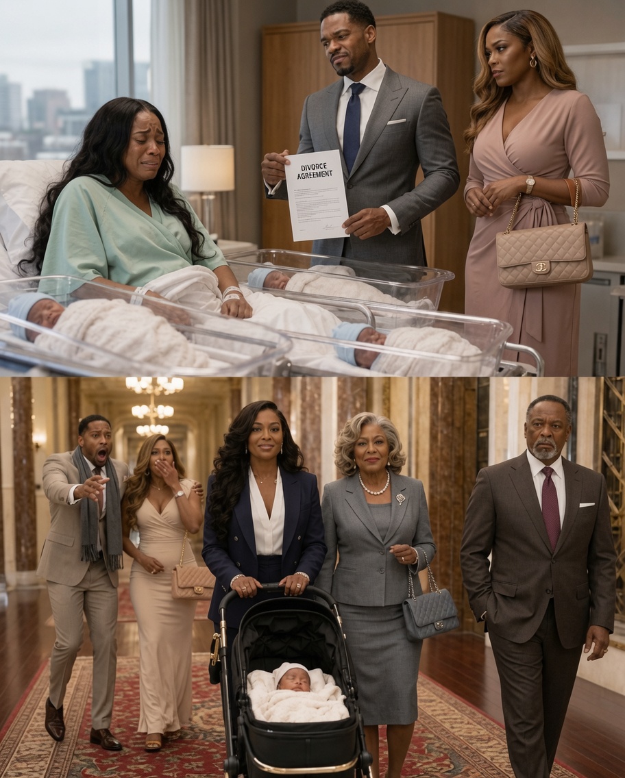 After I gave birth to our triplets, my husband brought his mistress to the hospital, a Birkin hanging from her arm, just to humiliate me. “You’re too ugly now. Sign the divorce,” he sneered.