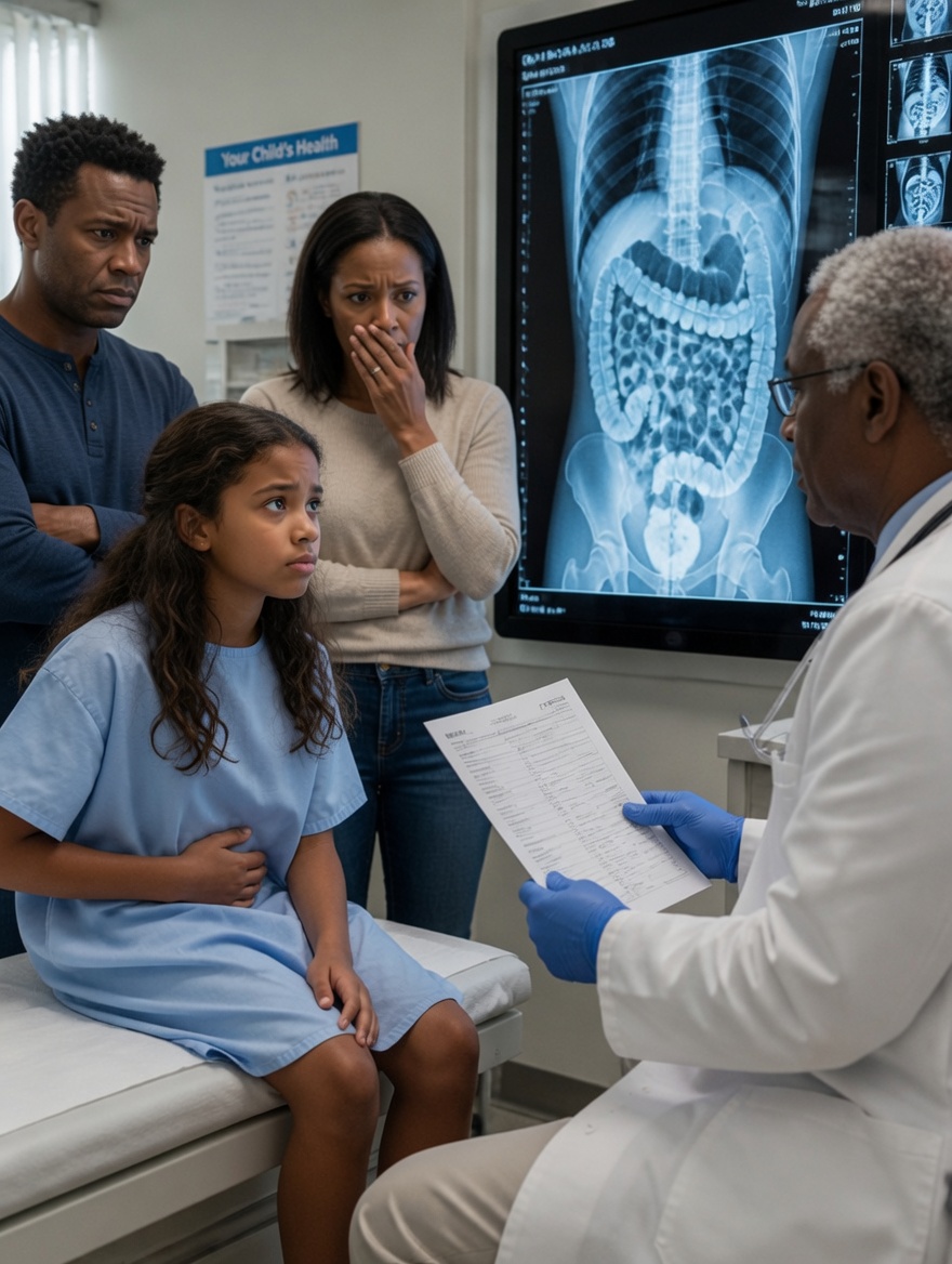 I took my daughter to the hospital, but my husband unexpectedly insisted on coming with us. Throughout the entire appointment, THE DOCTOR KEPT WATCHING HIM IN A WAY THAT FELT STRANGE … and right before we walked out, he quietly slipped a note into my pocket that made my hands shake so badly I could barely hold it, and ultimately LED ME STRAIGHT TO THE POLICE.