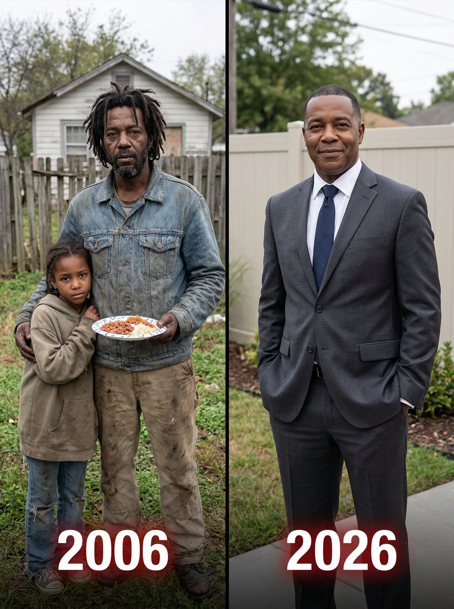My Mother Cooked Meals for a Homeless Man Who Lived Behind Our House for 20 Years – The Day After Her Passing, He Took My Hands in His and Said Something That Changed My Life